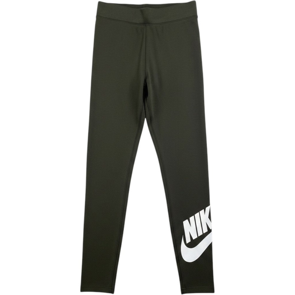 Nike‎ Sportswear Essential High Rise Leggings Olive Green DV7791-325 Womens S